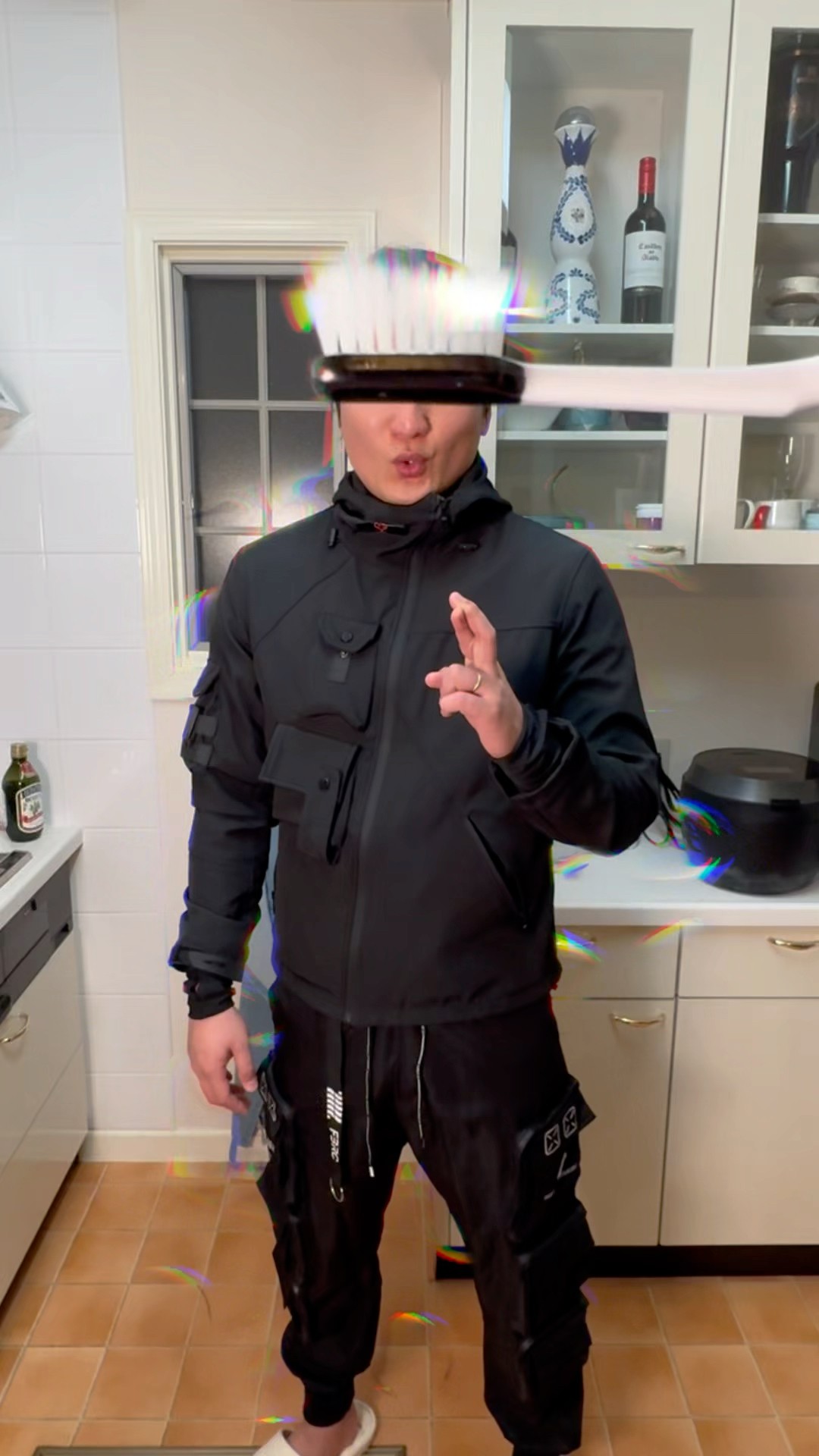 $0 Gojo Cosplay: Ultimate Budget Sorcerer #gojosatoru #anime