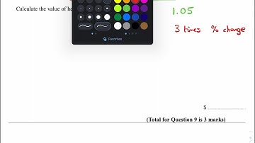June 2011 Paper 3H 1 Question 9 IGCSE Maths Edexcel Mathematics Compound Interest Percentages