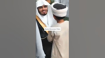 Thumbnail of Sheikh Yasser Al Dossary Beautiful Reaction #sheikhyasseraldossary @quranharamainvoice