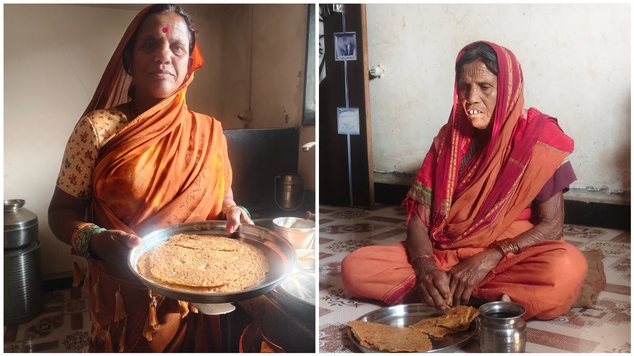 आत्याने आजीसाठी बनवले भगरीची धपाटे 