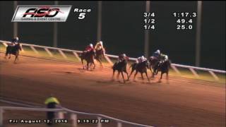 ASD   August 12, 2016   Race 5