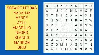 SOPA DE LETRAS / WORD SEARCH PUZZLES 🌈 screenshot 4