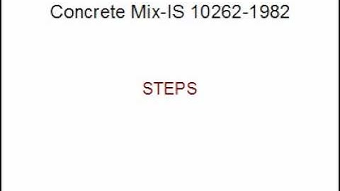 Concrete Mix Design.wmv