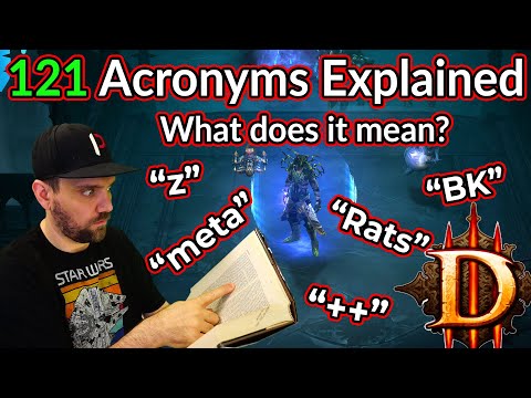 Diablo 3 Acronyms & Terminology Guide (2021) - zNec, zBarb, zDH, Rats, Meta, everything explained.