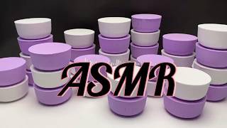 ASMR Baking Soda Super Crunchy Purple Cups Relaxing