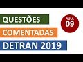SIMULADO DETRAN QUESTÕES 2019 - AULA 09 #SimuladoLegTransito #Detran2019