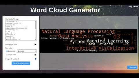 Word Cloud Generator