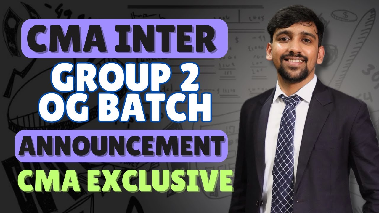 OG is Back | CMA Intermediate Group 2 strategy - YouTube