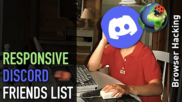 Browser hacking: Let's make my Discord "friends" list more responsive!