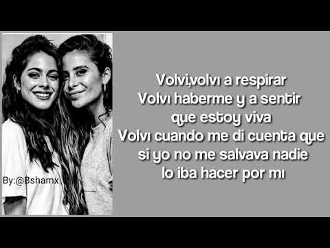 Tini Stoessel ft. Cami - Si tu te vas (Letra) Versión en vivo