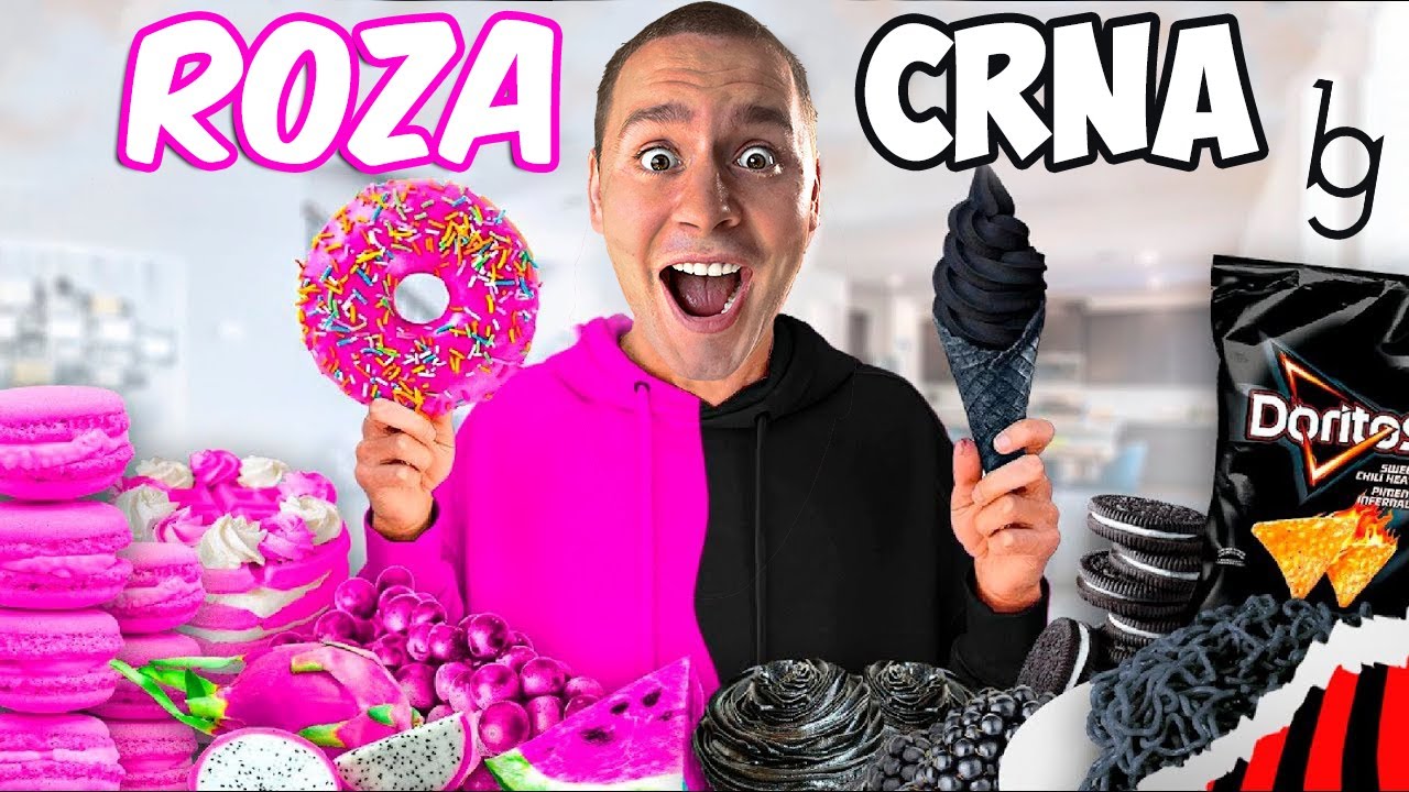 24 Sata Jedemo JEDNU BOJU Hrane!