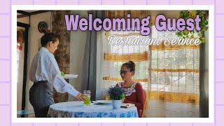 [BSHM Vlog] Restaurant Service: WELCOMING GUESTS