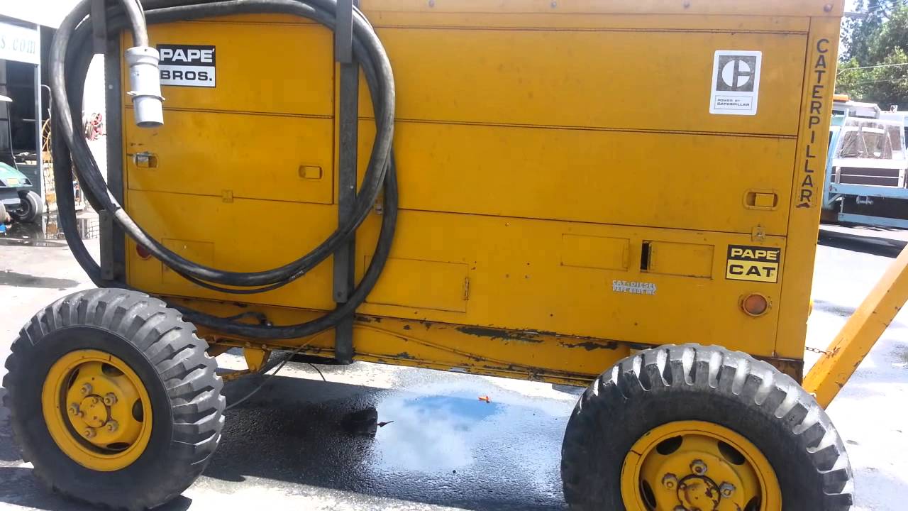 Cat 75KW Off Road Towable Generator