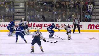 Joey Crabb Scores Shorthanded - Sabres @ Leafs - 03/31/2012