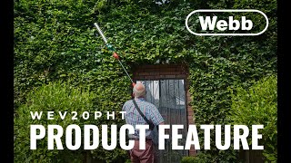 webb cordless hedge trimmer