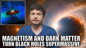 Powerful Magnetism and Dark Matter Linked to Black Holes Turning Massive