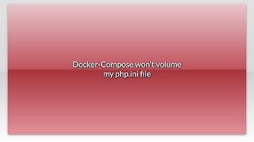 Docker-Compose won