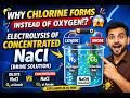 Electrolysis of Brine Solution ⚡ (Concentrated NaCl) | Products & Reactions Explained