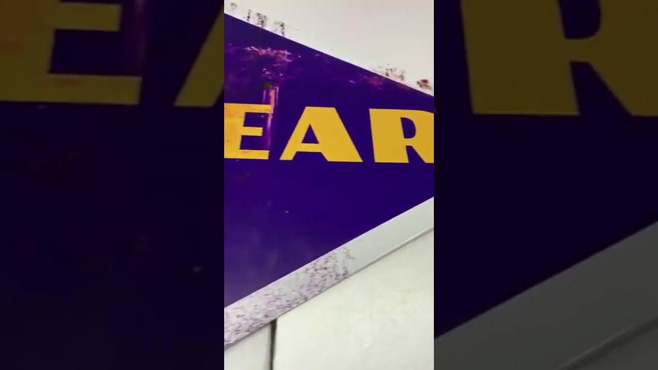 Chapa Good Year Vintage Tin sign