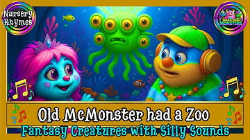 Old McMonster had a Zoo | Unusual Creature Zoo | Magic Mini Monsters #magicminimonsters