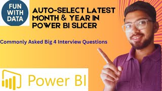 ✨ Auto-Select Latest Month & Year in Power BI Slicer (Most commonly Ask Power BI Interview Question)