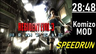 Resident Evil 3 Nemesis Scenario - SPEEDRUN | Komizo MOD