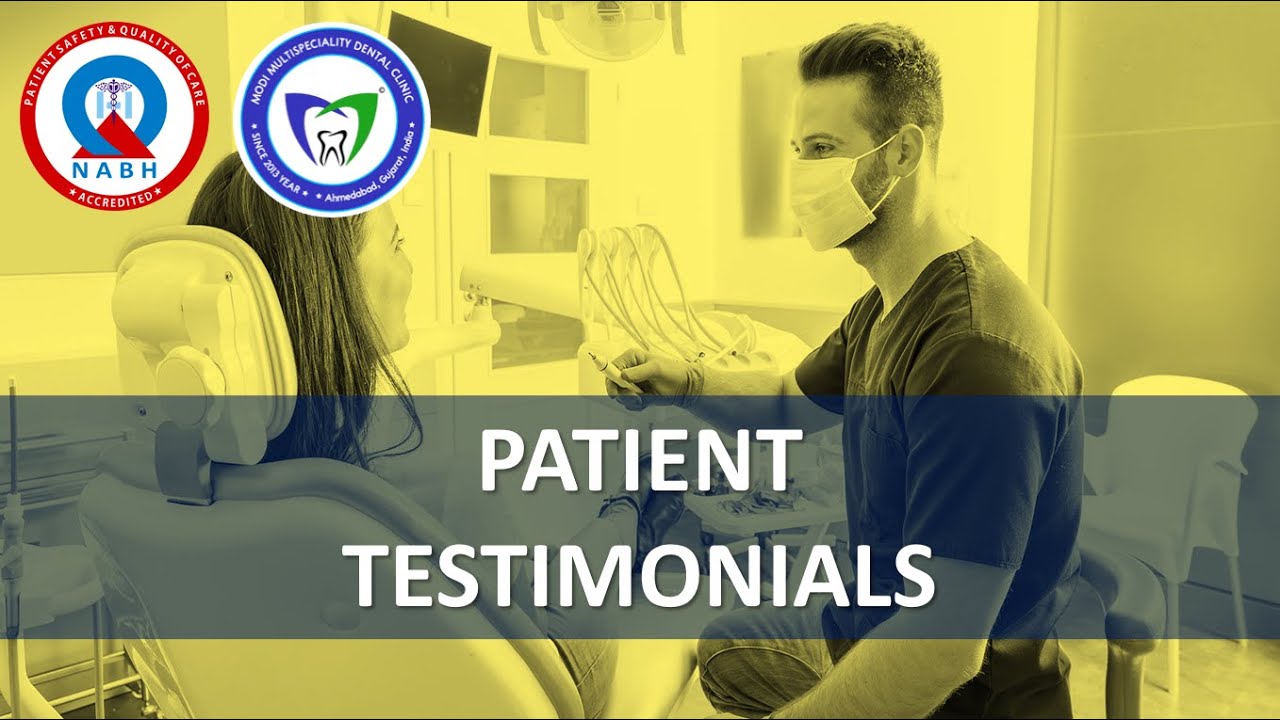 Post Dental Treatment Feedback Testimonials Happy Dental Patients