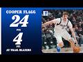 Cooper Flagg (24 PTS 4 STL) at Portland Trail Blazers | March 27, 2026