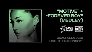 ariana grande - motive + forever boy (medley) [coachella live concept]