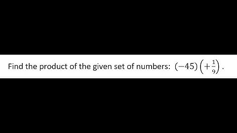Multiplying and Dividing Rational Numbers | Math Tutorial 24