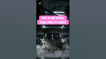 How to add smoke foggy effect in CapCut #shorts