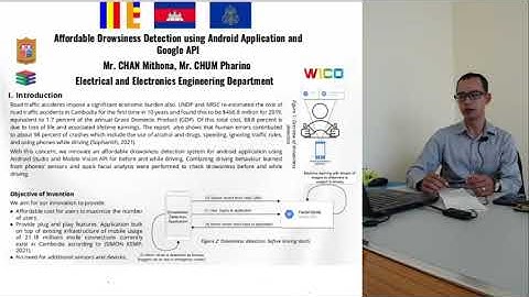 Affordable drowsiness Detection using Android app and Google API project