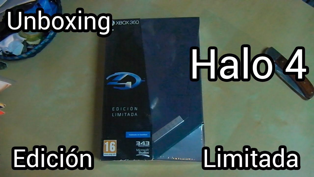 Unboxing Halo 4 Edición Limitada - YouTube