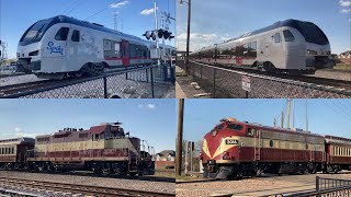 Texrail/Grapevine Vintage Railroad Trains at Deen Road (10-30-2022)