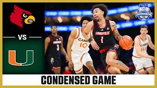 Louisville Vs. Miami Condensed Game 2026 T. Rowe Price Acc Mens Basketball Tournament