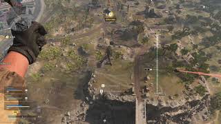 Sniping someone from parachute Warzone