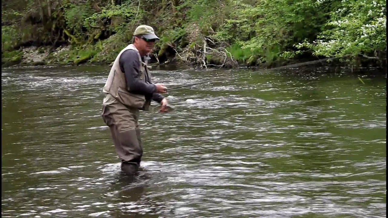 Flyfishing untere Argen, Isny - YouTube