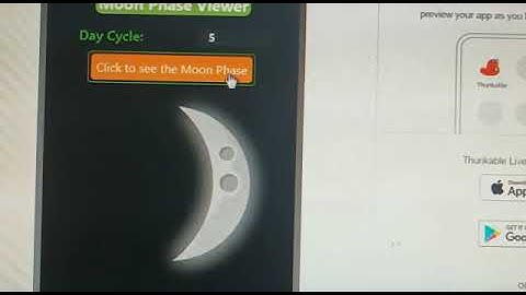 Moon phases output video