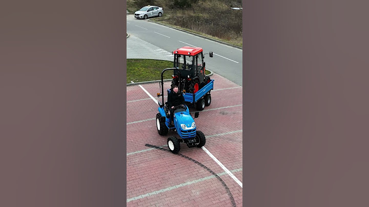 Solidna przyczepa do mini traktora, dwuosiowa z kiprem trójstronnym - 4FARMER :: Traktor.com.pl