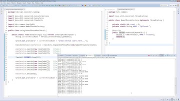 4 Using Executors API Cached Thread Pool Part 2 -- Naming the threads in Executor Framework