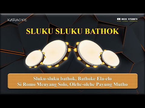 Karaoke Banjari || Sluku Sluku Bathok (Lirik)