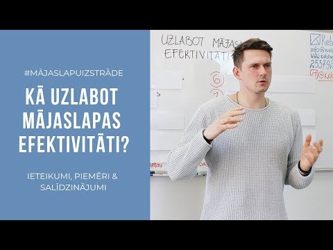 Video: Kā Uzlabot Mācīšanās Efektivitāti