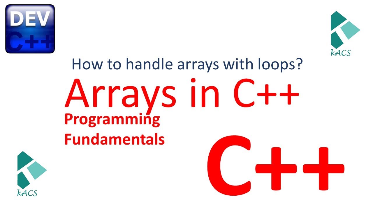 Arrays in C++ | Arrays in C++ with example | Arrays in C++ Programming ...