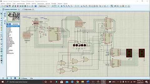 Sumador de 5 bit en Proteus con PIC16F84A - Unidad 4
