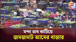 মন্দা ভাব কাটিয়ে আবারো জমজমাট হয়ে উঠেছে চাঁপাইনবাবগঞ্জের আমের বাজার | Chapai Mango | Channel 24