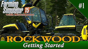 Farming Simulator 2015 - Rockwood  Ep01 - Forestry with Dual Joysticks