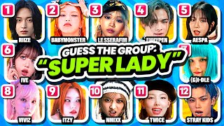 Guess the KPOP GROUP by SONG NAME 👩‍🎤✅ [MULTIPLE CHOICE] GUESS THE SONG- KPOP QUIZ 2024