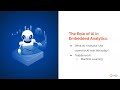 How Can AI Transform your SaaS Embedded Analytics