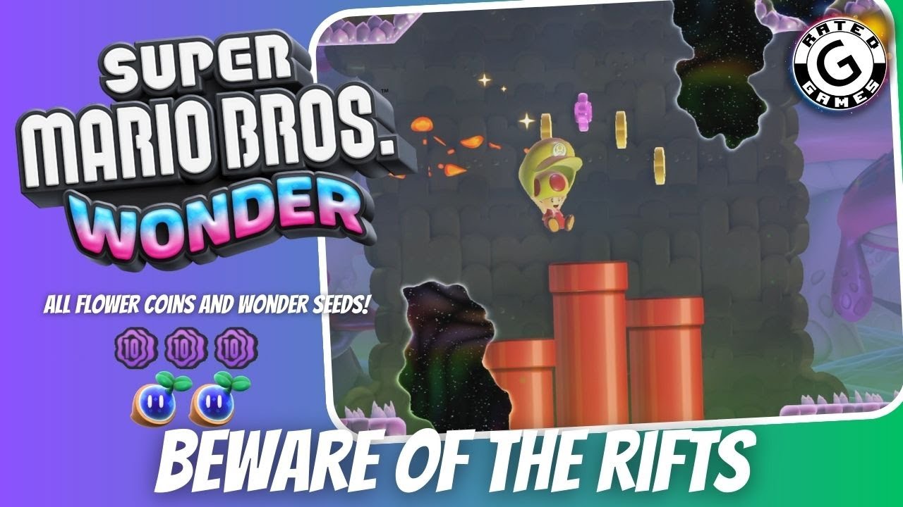 Super Mario Time Rift Super Mario Bros Wonder - Beware of the Rifts - YouTube