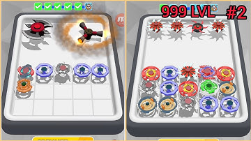 Max Level Gameplay In Merge Master Spinner Blade Evolution Game, Part 2